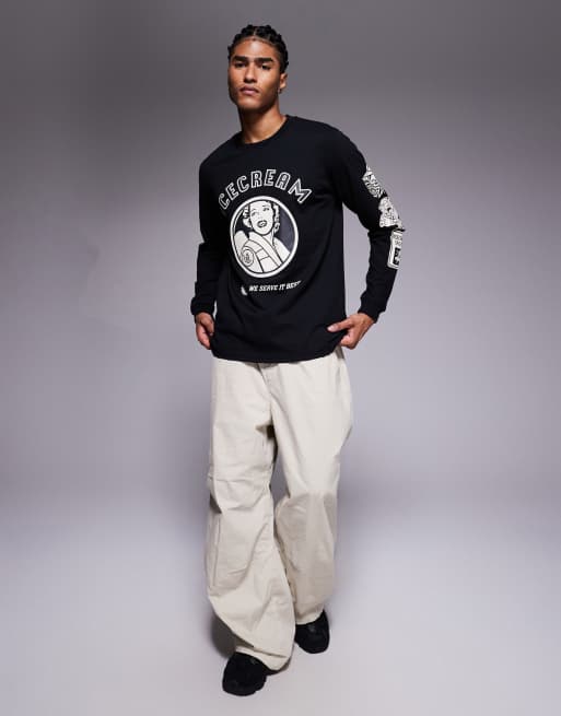 ICECREAM multi graphic long sleeve