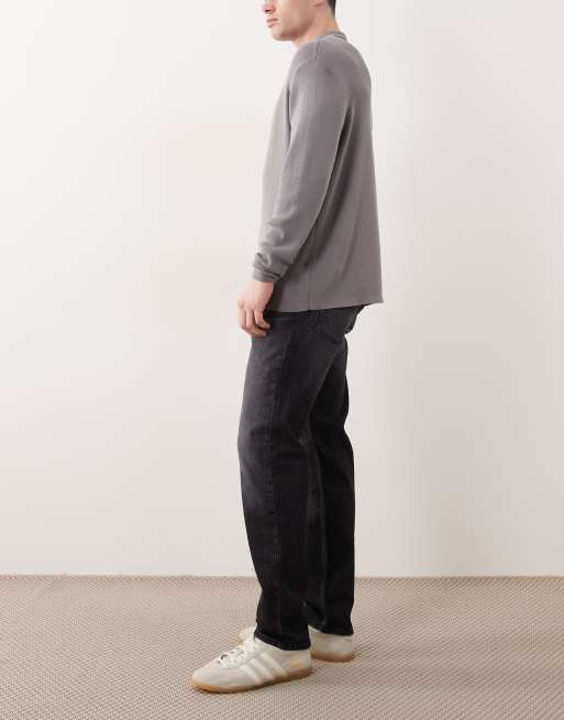 BOSS Orange maine regular fit jeans in grey
