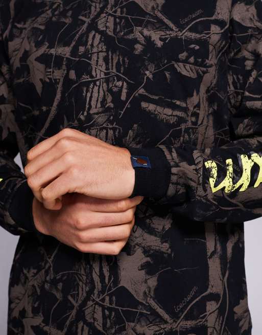 ICECREAM all over tree camo print